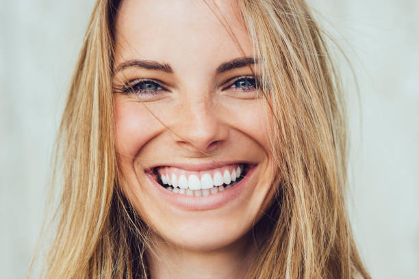 Patient with confident smile after dental care